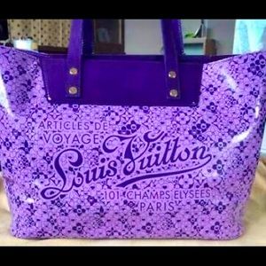 LOUIS VUITTON 💜 LIMITED EDITION! LV X TAKASHI MURAKAMI Cosmic Tote